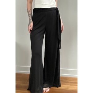 Black Wide-Leg Pants